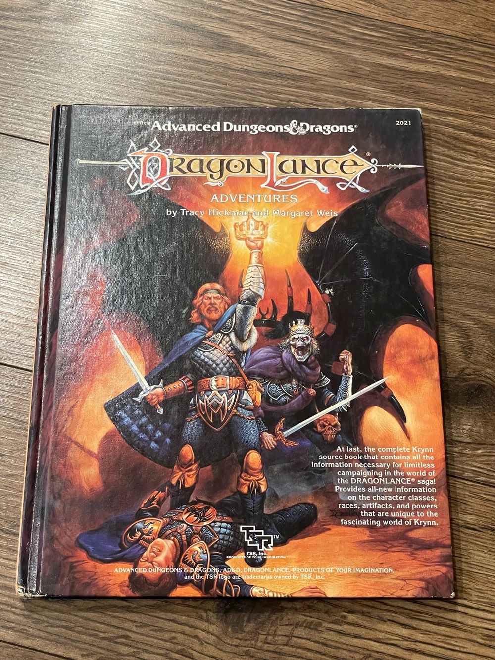 Vintage Advanced Dungeons & Dragons dragon lance book